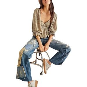 FREE PEOPLE Brittnee Printed
Top / Tropical Nut